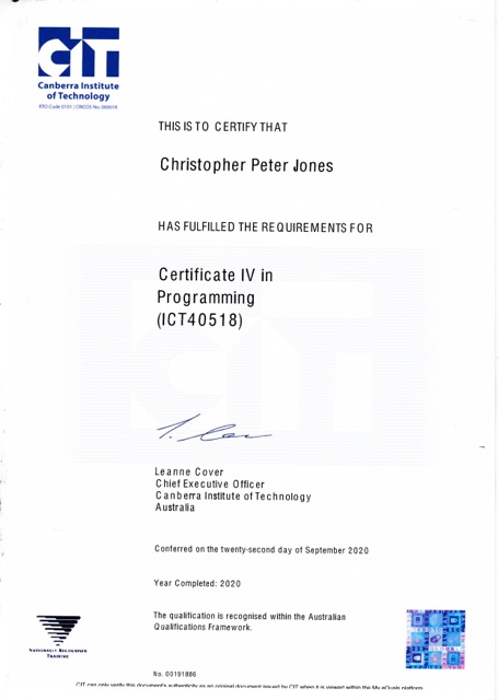 Certificate 4